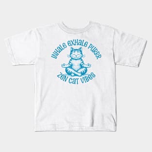 Zen Cat Kids T-Shirt